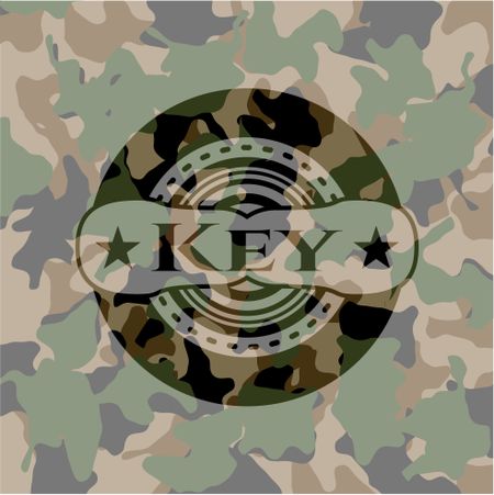 Key on camo pattern