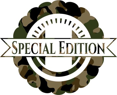 Special Edition camouflaged emblem