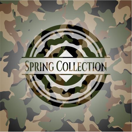 Spring Collection camouflaged emblem