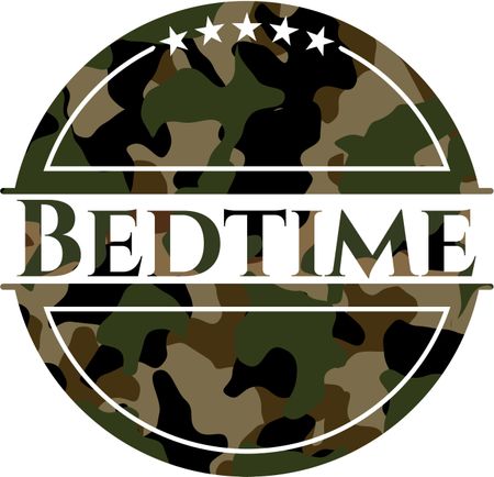 Bedtime camo emblem