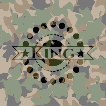 King camouflage emblem