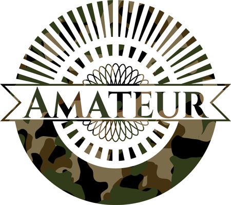 Amateur camouflage emblem