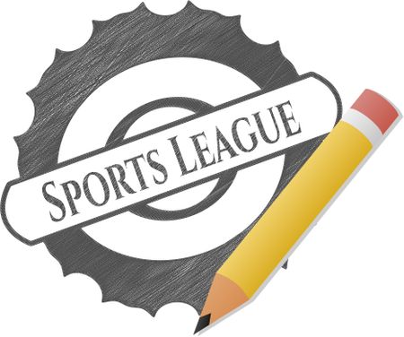 Sports League draw (pencil strokes)