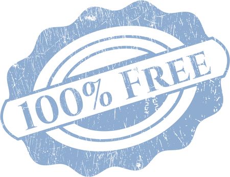 100% Free grunge style stamp