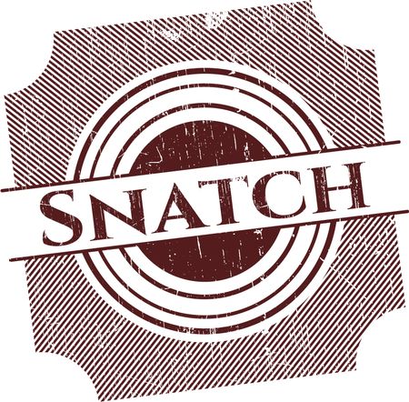 Snatch rubber stamp