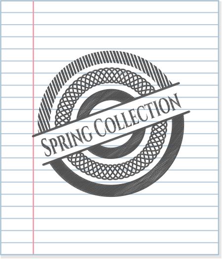 Spring Collection draw (pencil strokes)
