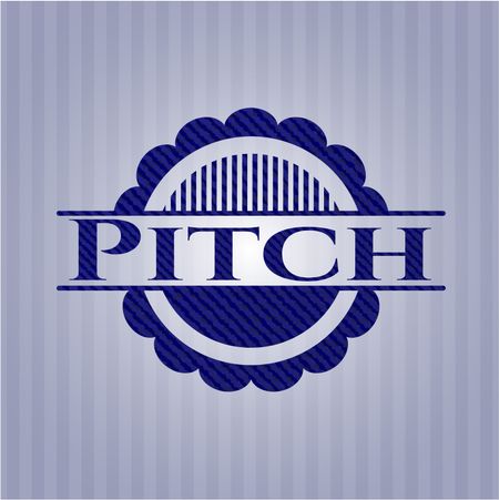 Pitch emblem with jean high quality background