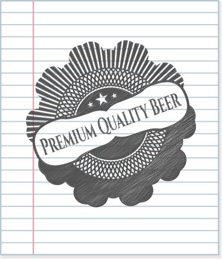 Premium Quality Beer pencil effect