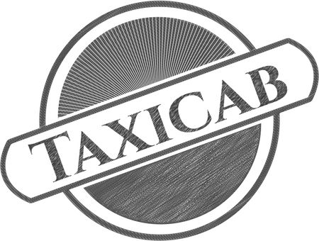 Taxicab pencil strokes emblem
