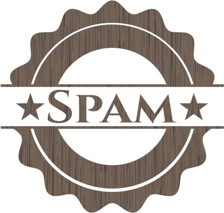 Spam wooden emblem
