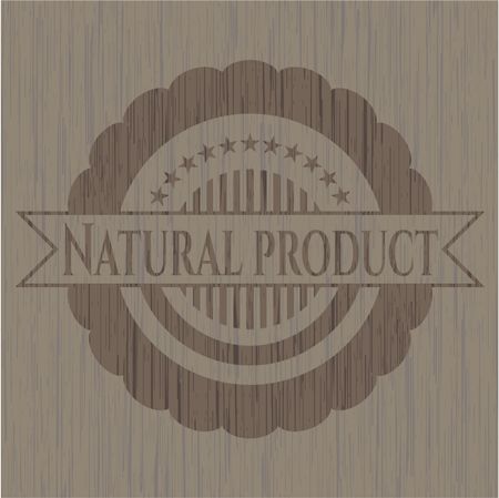 Natural Product wooden emblem