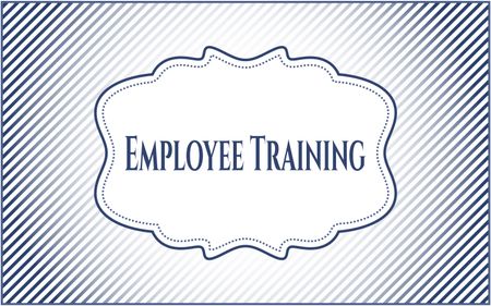 Employee Training poster