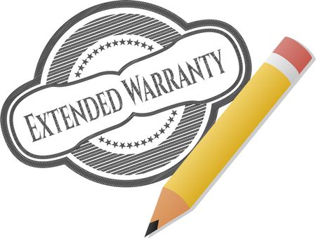 Extended Warranty pencil emblem