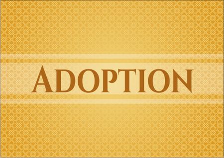Adoption card