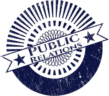 Public Relations rubber stamp