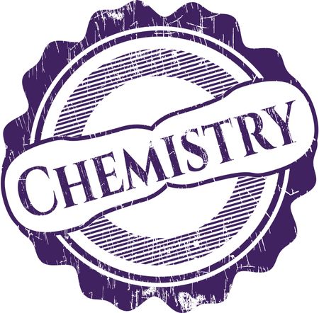Chemistry rubber grunge texture seal
