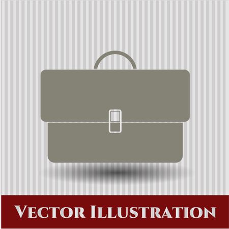 briefcase icon vector symbol flat eps jpg app web concept