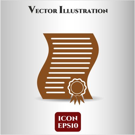 contract icon vector symbol flat eps jpg app web concept website