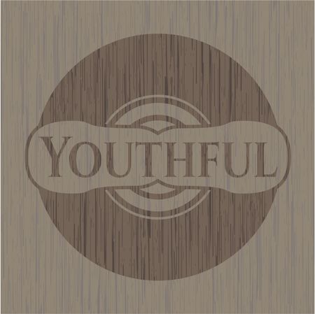 Youthful wood emblem. Vintage.