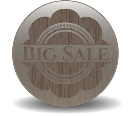 Big Sale retro style wood emblem
