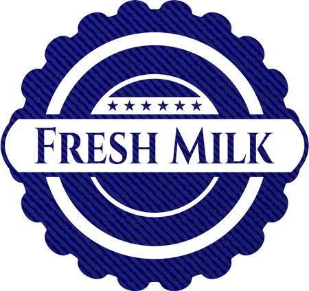 Fresh Milk with denim texture