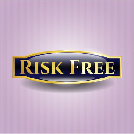Risk Free gold shiny emblem