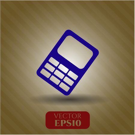 mobile phone icon vector symbol flat eps jpg app web
