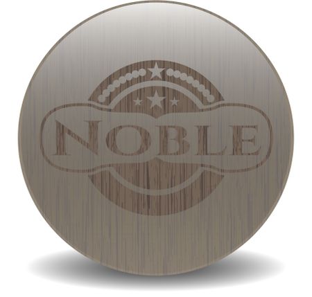 Noble retro style wooden emblem