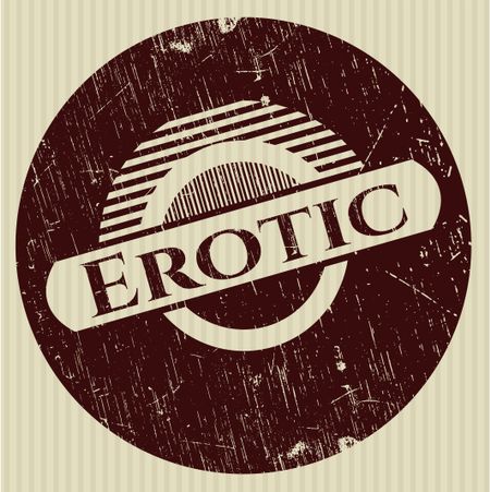 Erotic with rubber seal texture