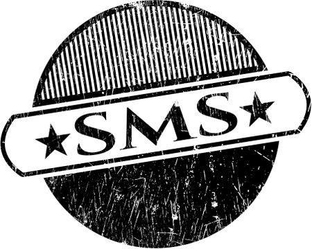 SMS rubber seal with grunge texture