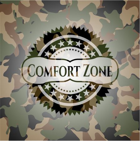 Comfort Zone on camouflaged pattern