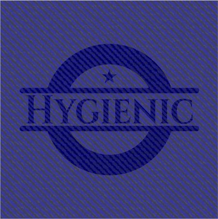 Hygienic denim background