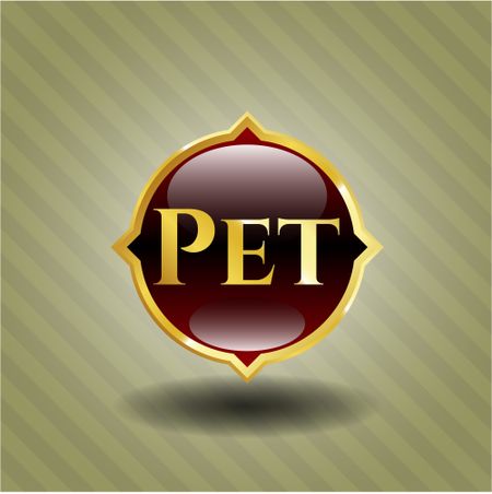 Pet golden badge