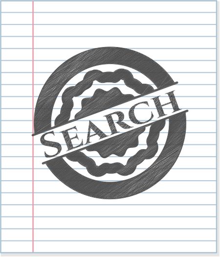 Search pencil emblem