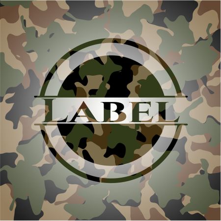 Label camo emblem