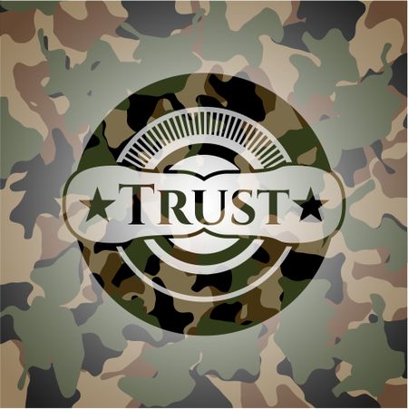 Trust on camo texture