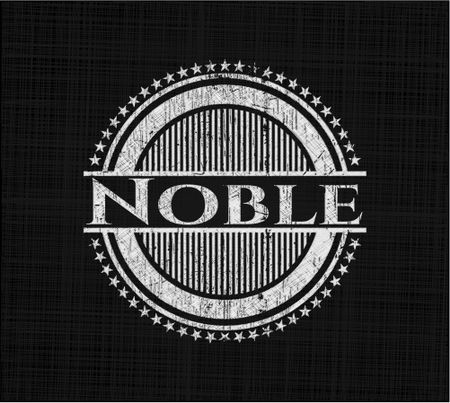 Noble chalkboard emblem
