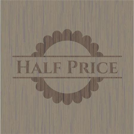 Half Price wooden emblem