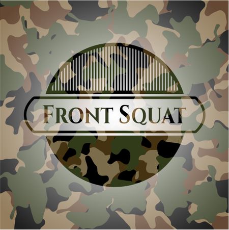 Front Squat camouflage emblem