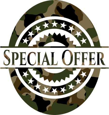 Special Offer camouflage emblem