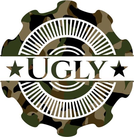 Ugly camouflaged emblem