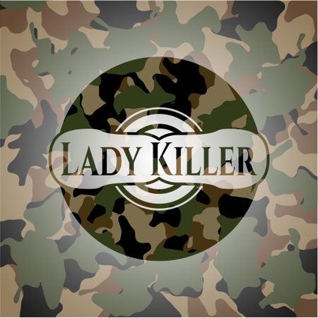 Lady Killer camouflaged emblem