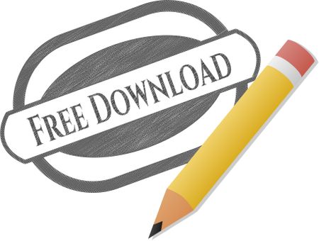 Free Download draw with pencil effect