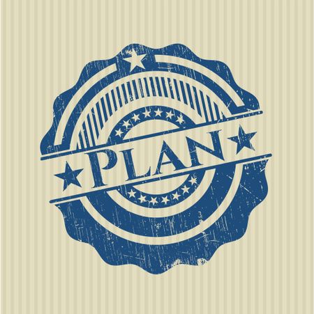 Plan rubber grunge texture seal