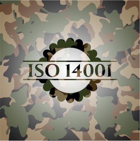 ISO 14001 on camo pattern