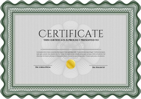 certificate template eps10 jpg of achievement diploma vector illustration design completion