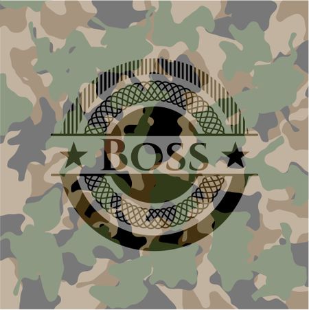 Boss camouflage emblem