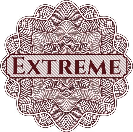 Extreme inside a money style rosette