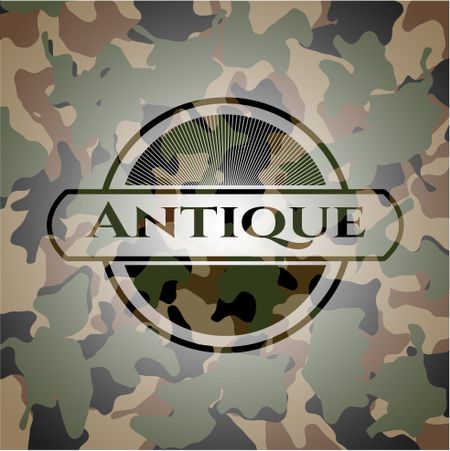 Antique on camo pattern