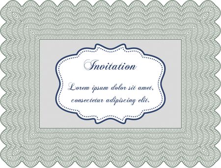 Formal invitation. Good design. Customizable, Easy to edit and change colors. With background.